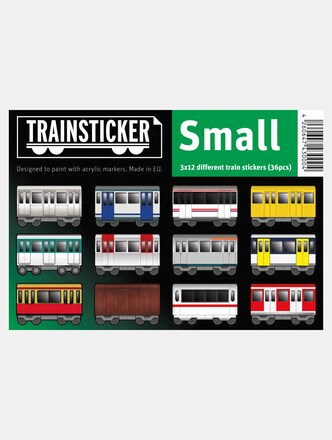 Trainsticker DIN A7 36pcs