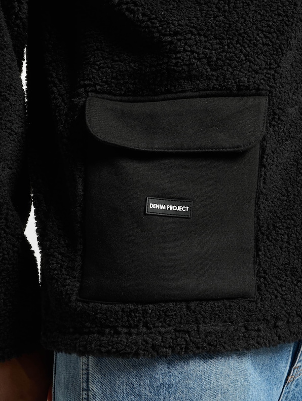 Denim Project Dpteddy Jacket With Patches-6