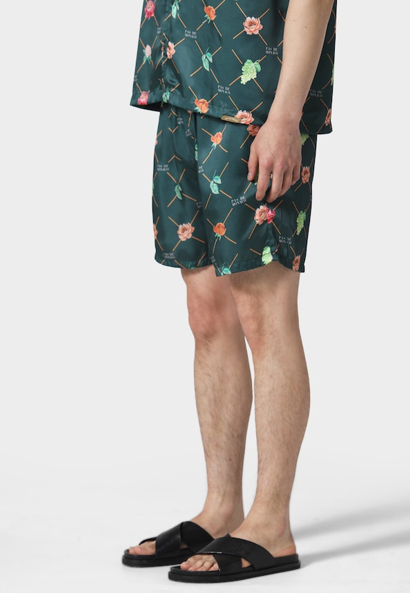 FRUIT MONOGRAM  SHORTS-0