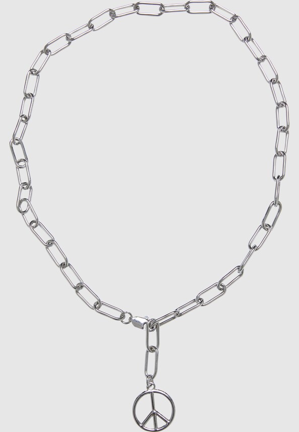 Y Chain Peace Pendant-0