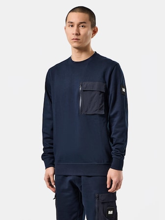 Weekend Offender NEVE CREW WITH PARACHUTE POCKET