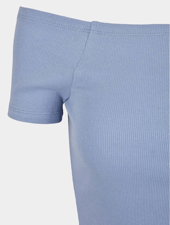 Ladies Off Shoulder Rib-3