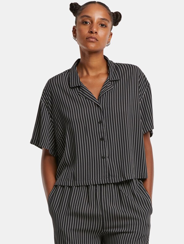 Urban Classics Ladies Viscose Resort Shirt-0