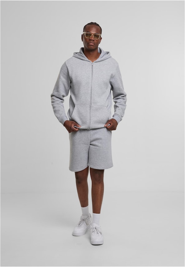 Basic Essential Zip Hoody-3