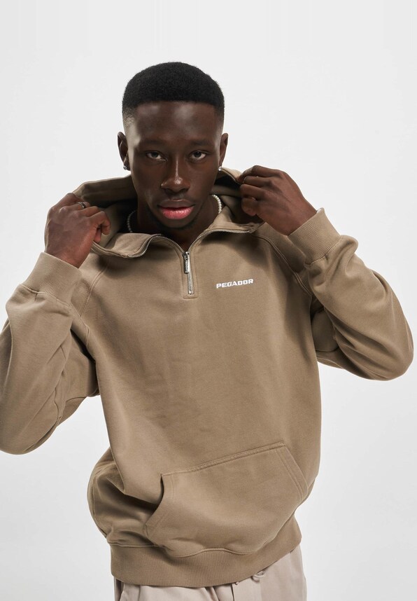 Logo Oversized Halfzip-4