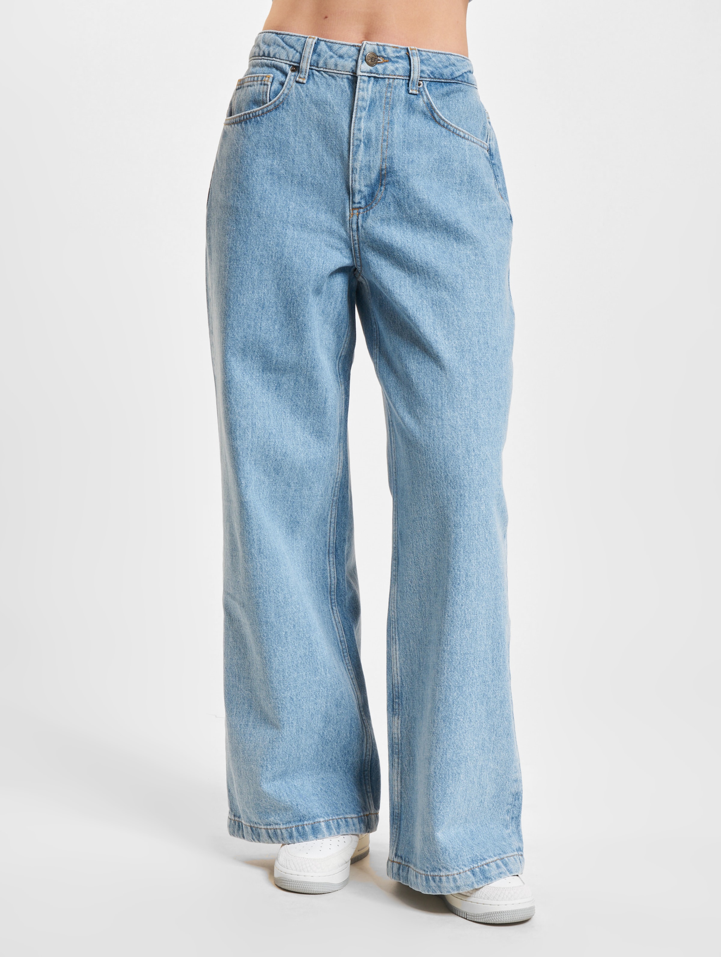 【PORTERNA】Proofy Light Wide Jeans MUSINSA | GLW Easy Wide Denim Pants Vintage Light Blue