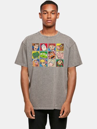 Toy Story - Character Squares Acid Washed Oversize