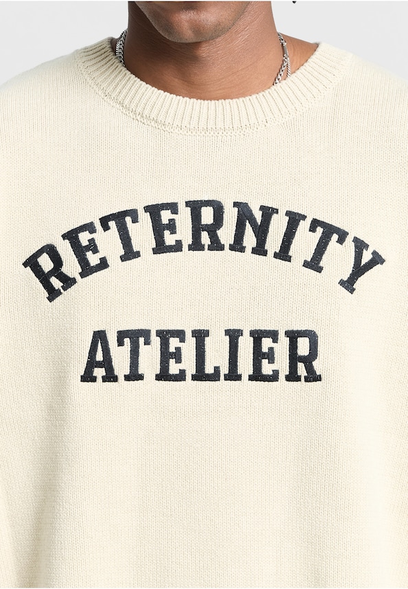 E?Ve?Nie Logo Knit Sweater-4