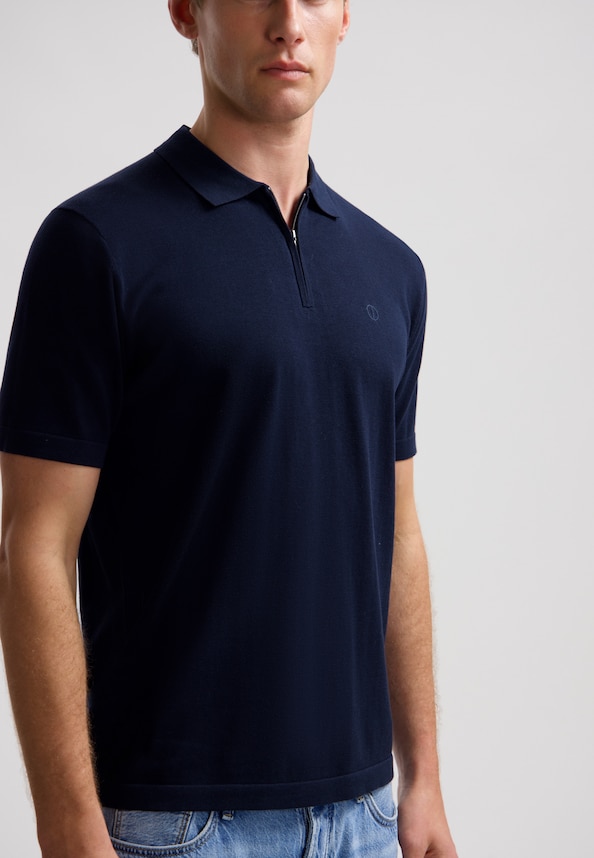 Dorian Zip Polo-3