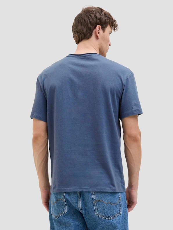 Jack & Jones Summer O-Neck T-Shirts-1