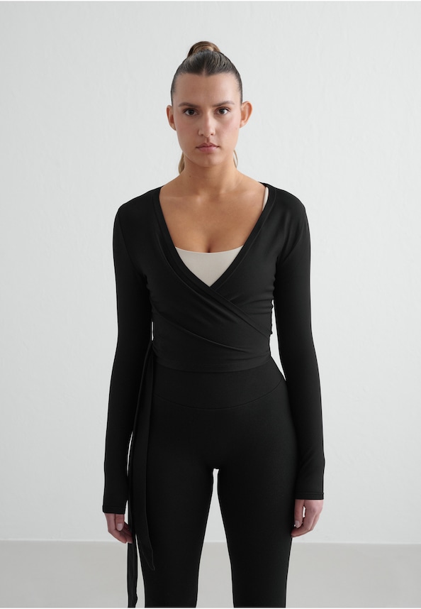 Shape Seamless Wrap Long Sleeve-0