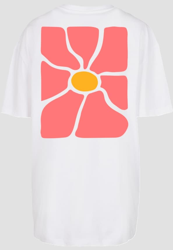 Ladies Flower Art Tee-3