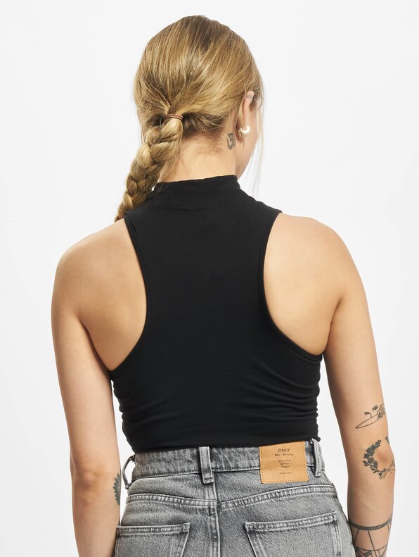 Ladies Sleeveless Turtleneck-1