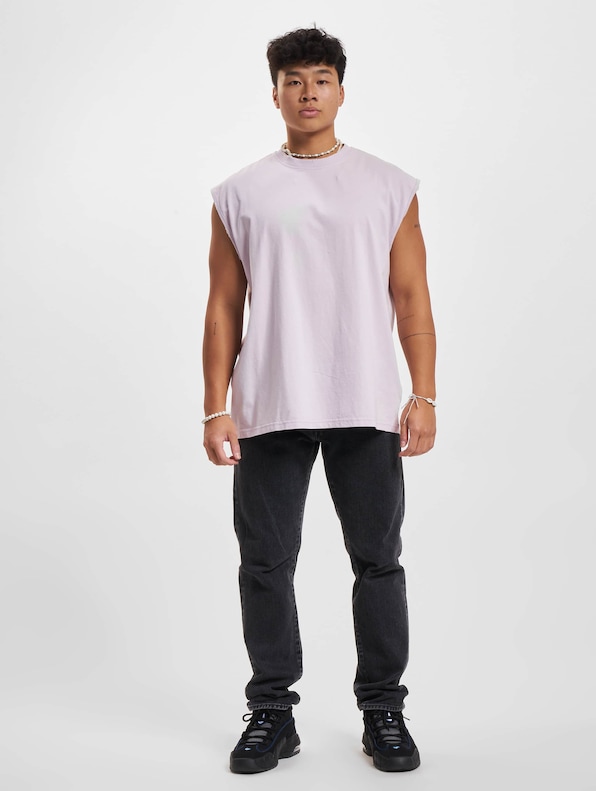 2Y Basic Oversize Sleeveless Shirt-4