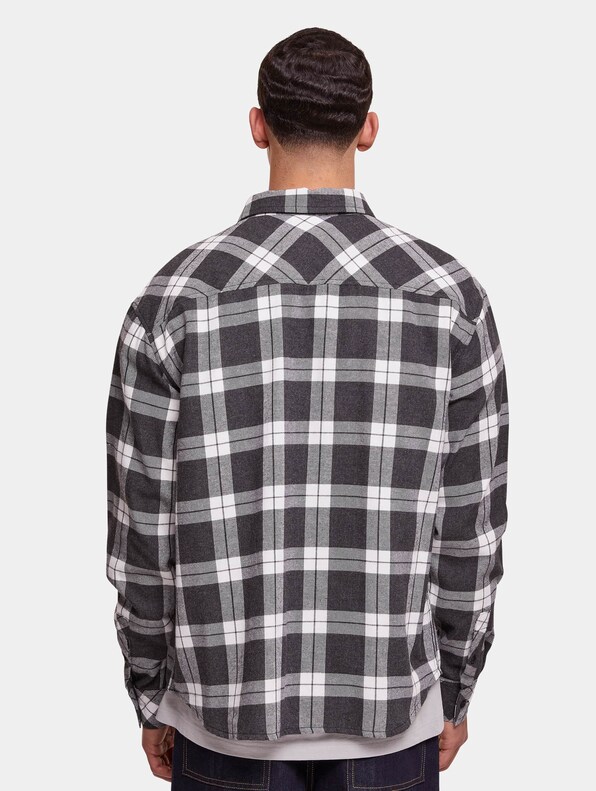 Boxy Dark Checked Shirt-1