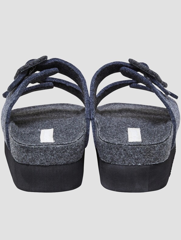 ROMIKA Women Felt Plateau Two-Strap Sandal-1