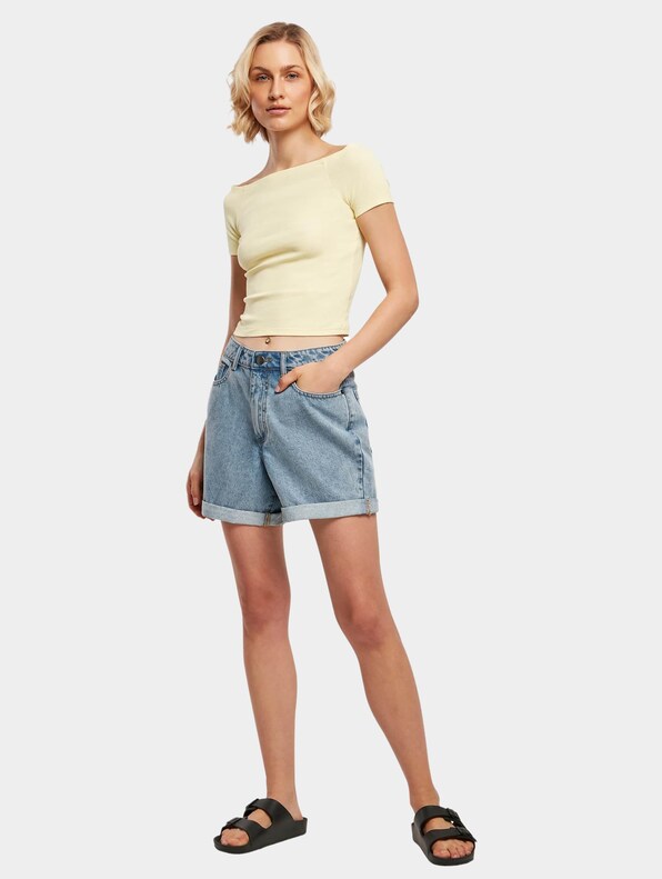 Ladies Off Shoulder Rib-5