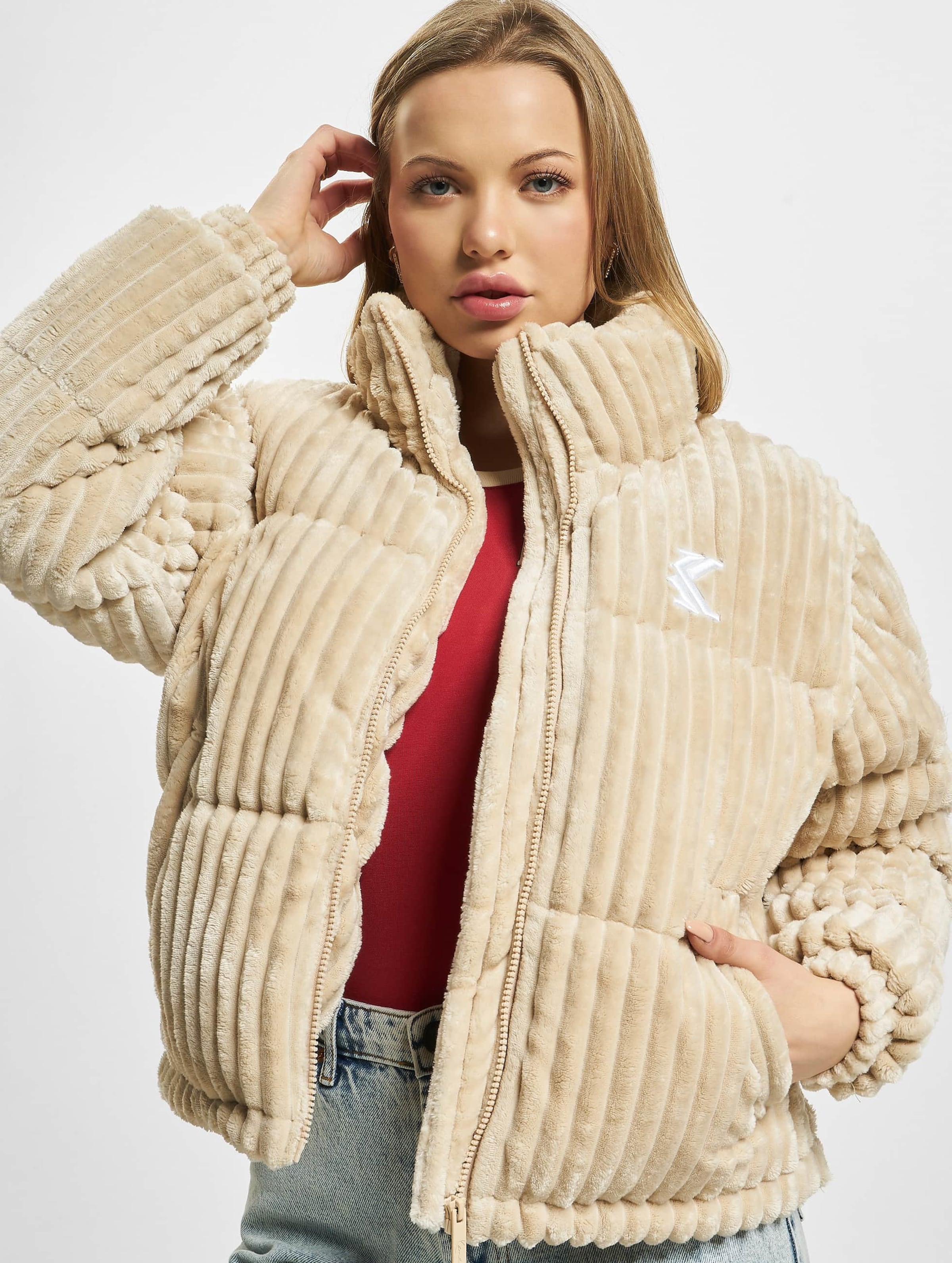 Fuzzy corduroy clearance jacket