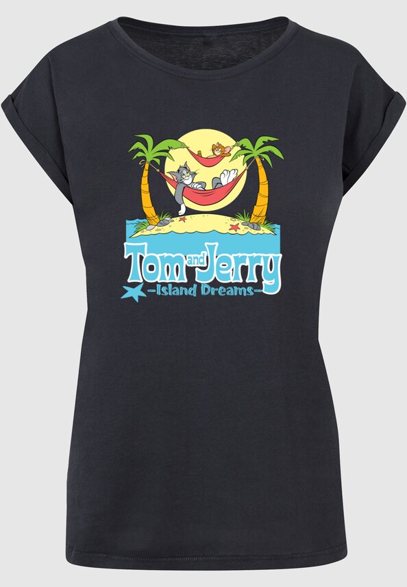 Ladies Tom and Jerry - Hammock Dreams T-Shirt-4