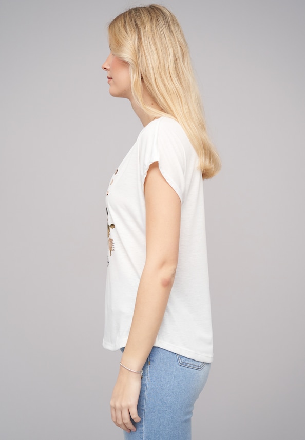 T-Shirt Flower Print-2