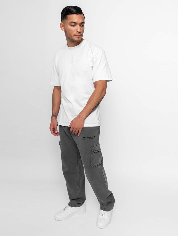 Dropsize Straight Leg Cargo Sweat Pants-2