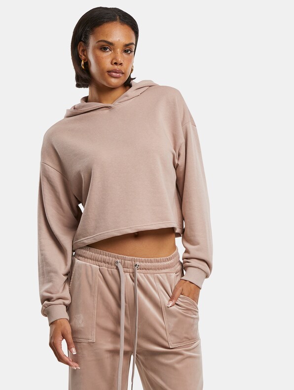 Ladies Oversized Cropped Light Terry-0