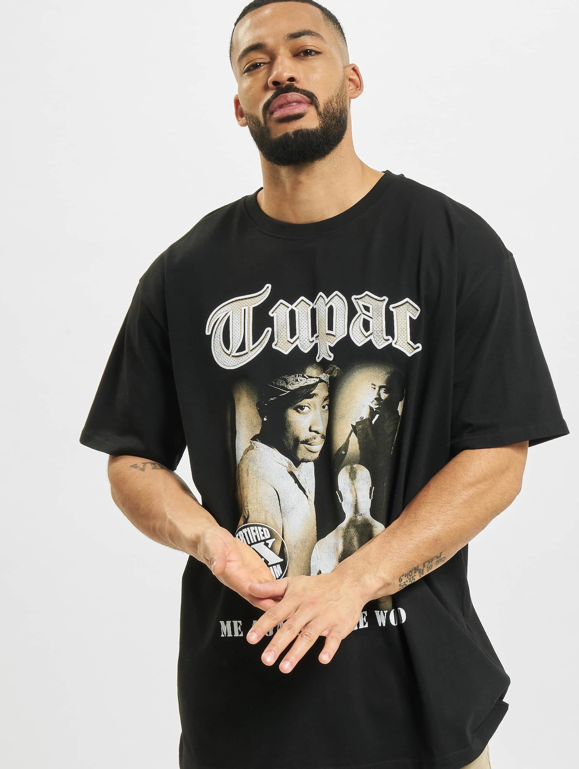 Mister Tee Upscale Tupac Matw Sepia Oversize T-Shirt