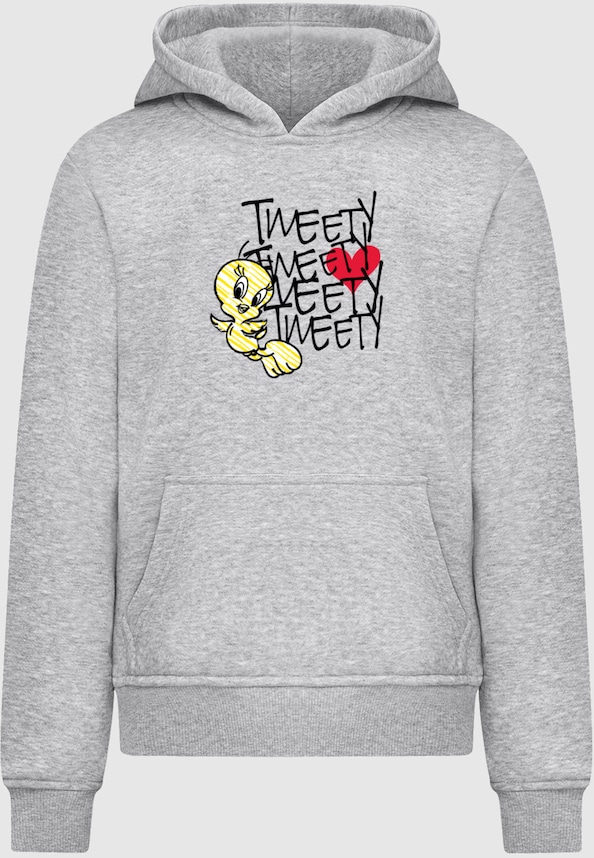 Kids Looney Tunes - Tweety Love Heart Hoody-2
