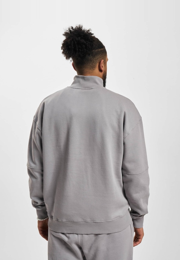 Logo Oversized Halfzip-0