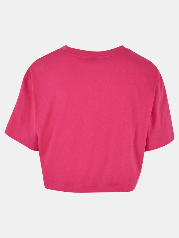 Build Your Brand Ladies Short Oversized Tee-5