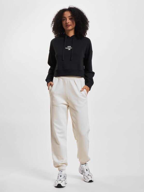 New Balance Essentials Graphic Crop Fleece Hoodie-6