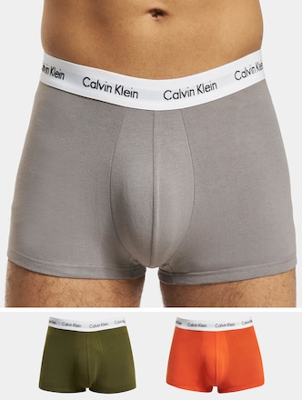 Calvin Klein Underwear Low Rise 3 Pack Shorts Faded Gry/Samba/Evergrn