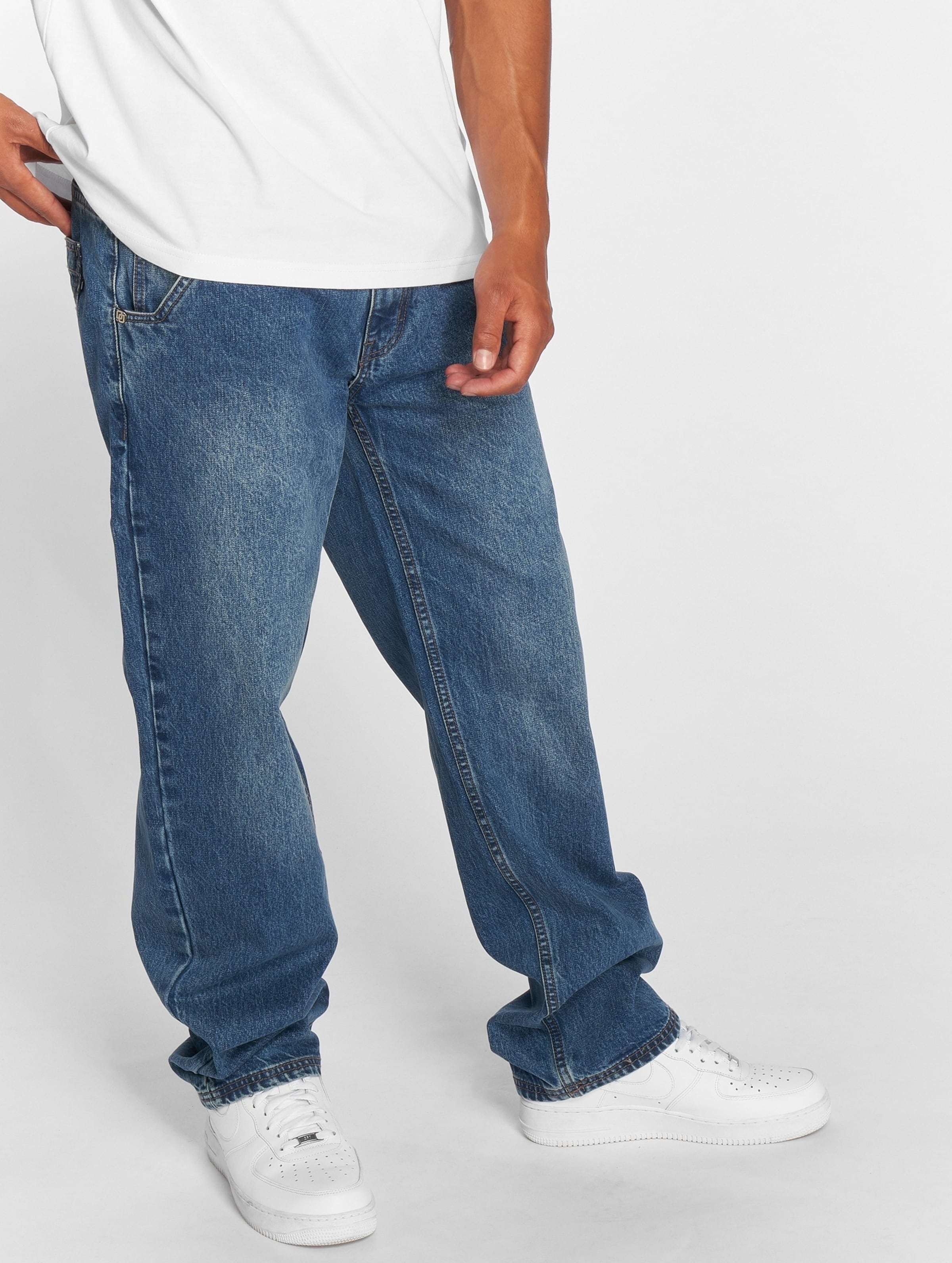 Dangerous DNGRS Brother Loose Fit Jeans Mannen op kleur blauw, Maat 4034
