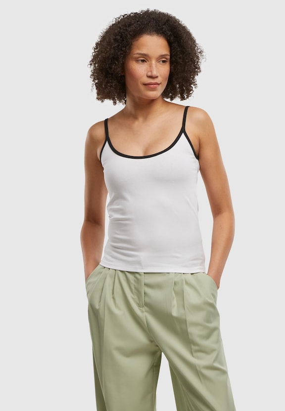 Ladies Contrast Basic-1