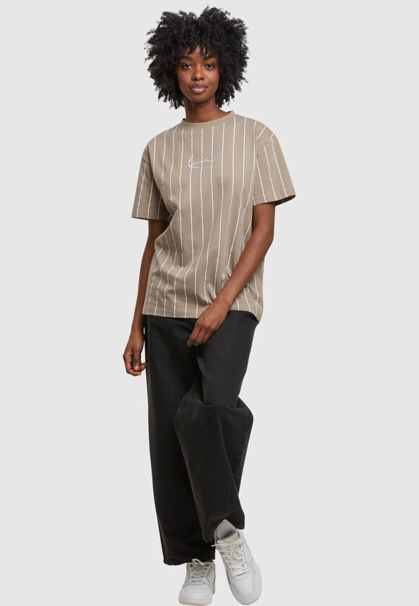 Small Signature Essential Pinstripe Os Tee-3
