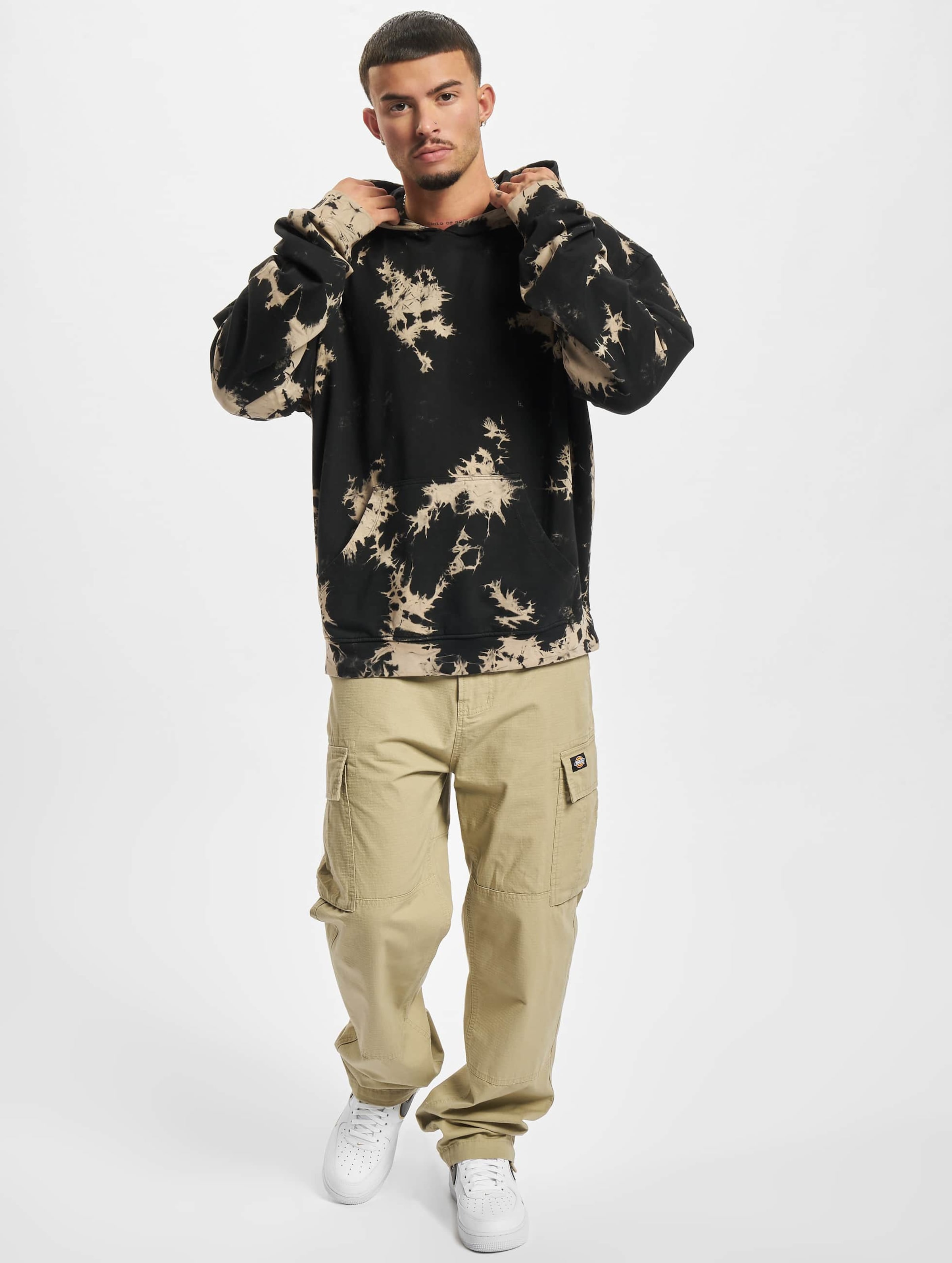 Bleached black outlet joggers