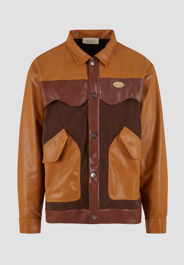 Another Cotton Lab Another Oversize Vegan Lederjacken-4