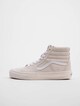Vans Sk8-Hi Sneakers Pig Suede Blanc De-1