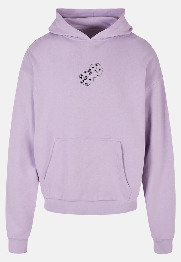 Merchcode Hugs & Love - Heart Dice Ultra Heavy Hoody-2