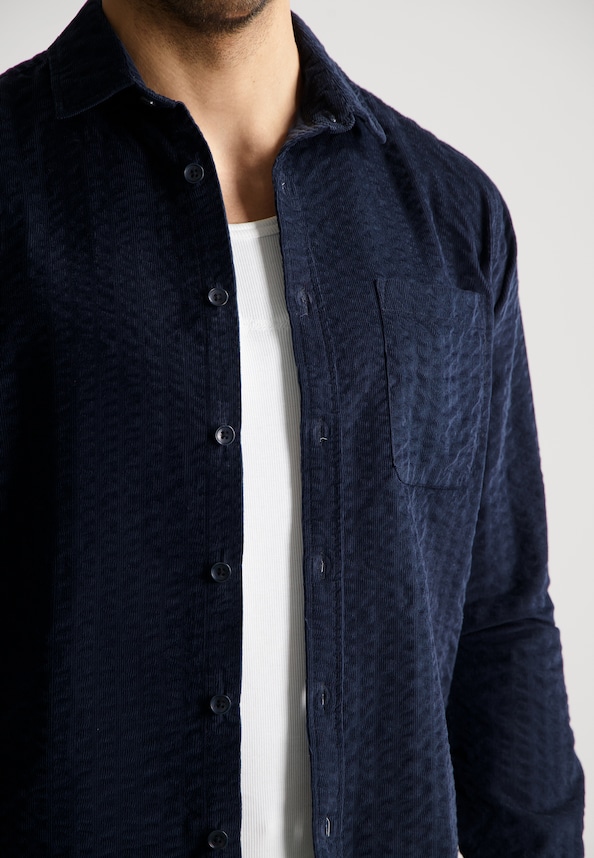 Patric Shirt Seersucker Ribcord-3