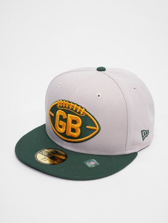 New Era NFL Slhis 59Fifty Green Bay Packers Fitted Caps