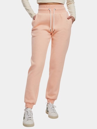 Ladies High Waist Color Melange Sweat Pants