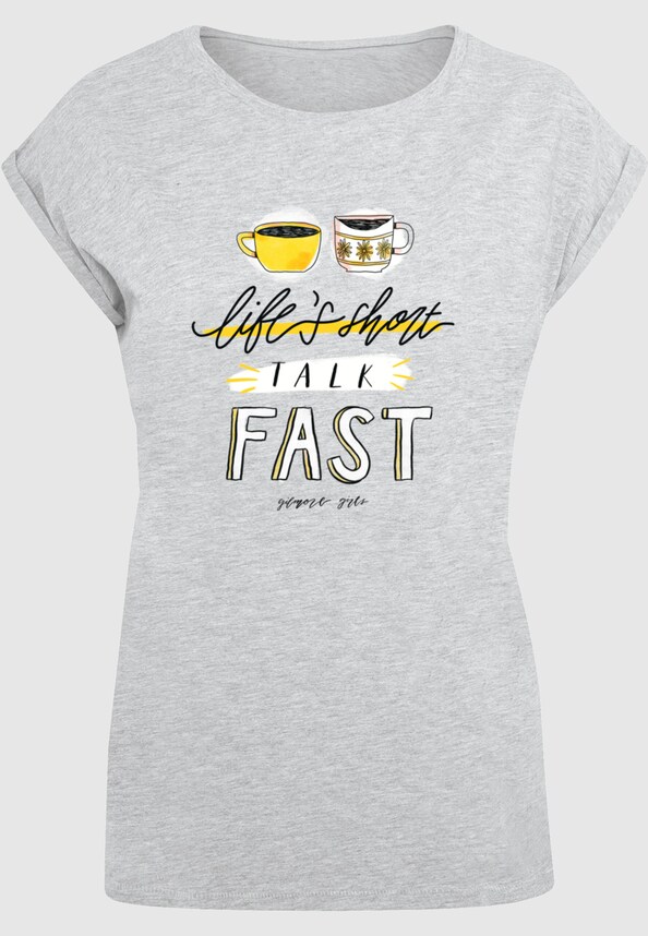 Ladies Gilmore Girls - Life's Short Talk Fast -4