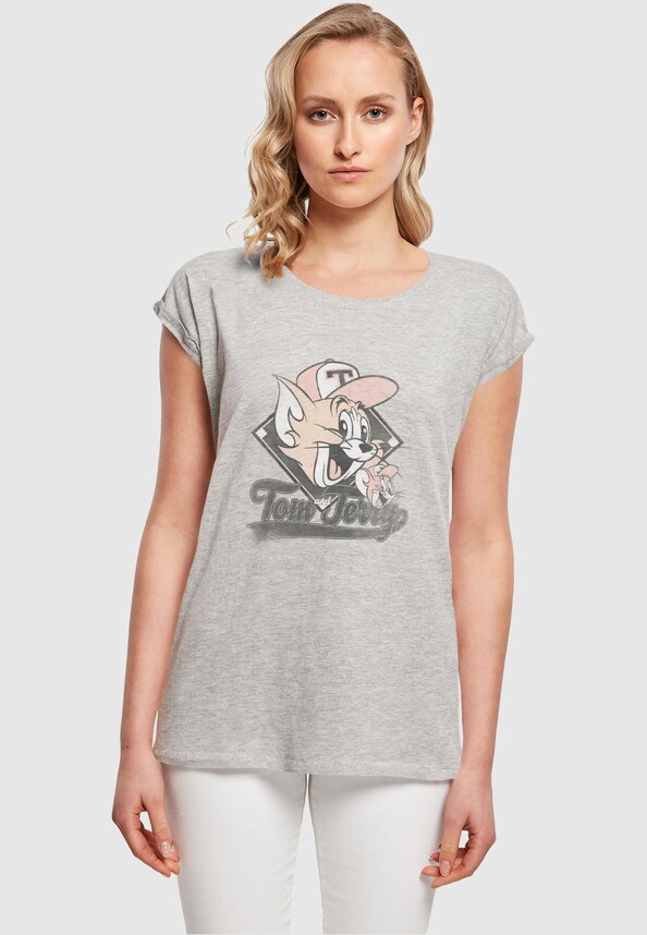 Ladies Tom and Jerry - Baseball Caps T-Shirt-0