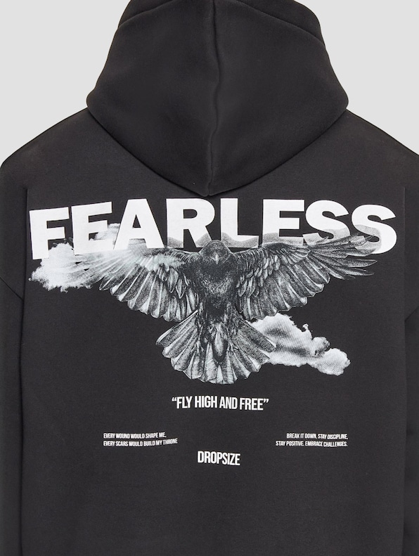 Dropsize Heavy Oversize Fearless Hoodies-3