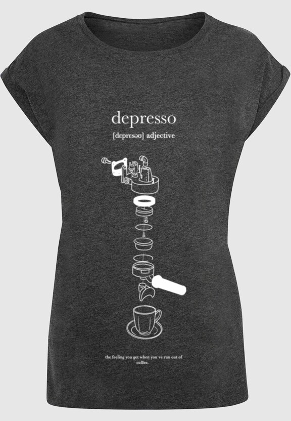 Ladies Depresso Extended Shoulder Tee-2