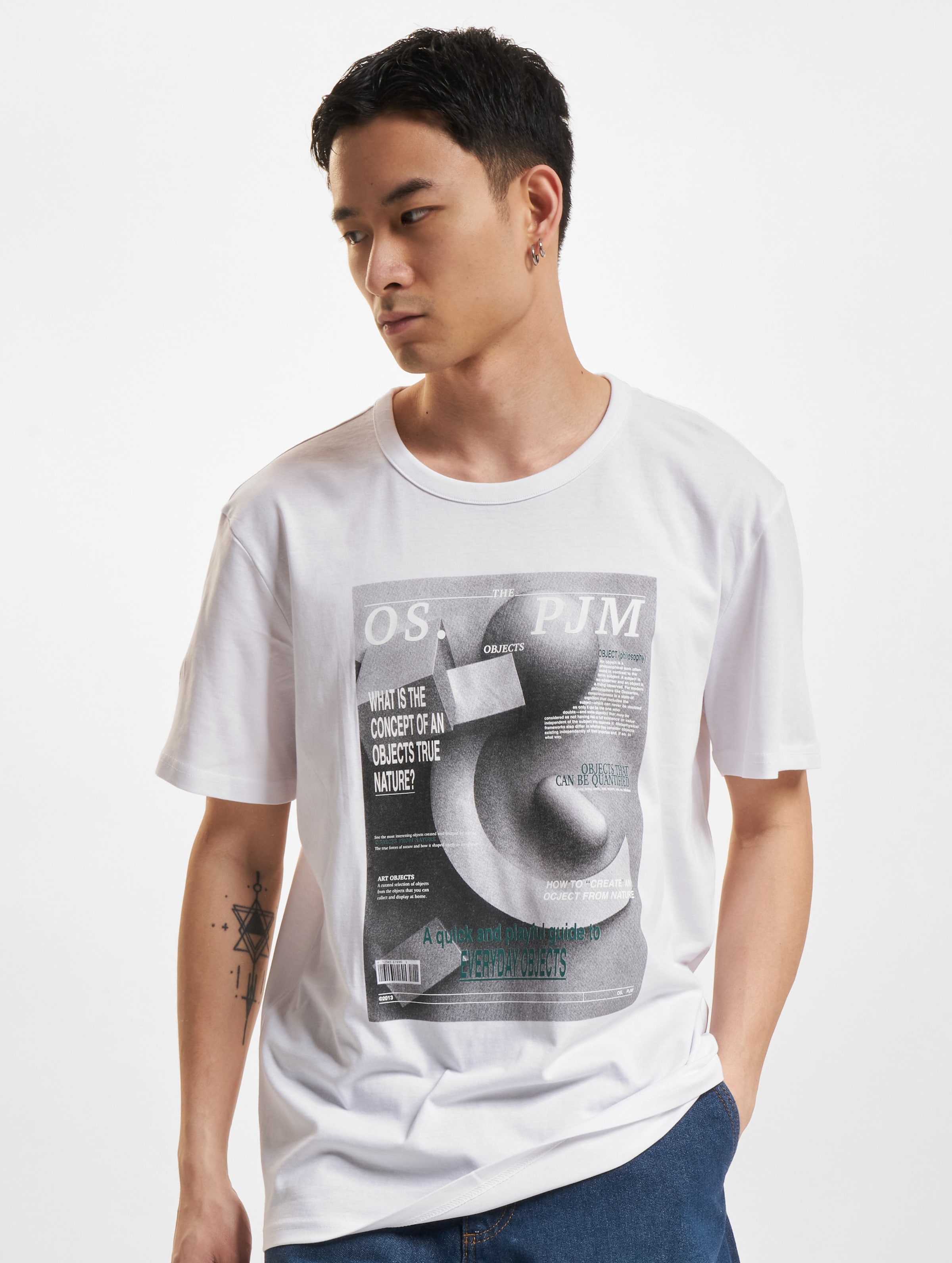 Only & Sons Todd Life Ref Photoprint T-Shirt Mannen op kleur wit, Maat M