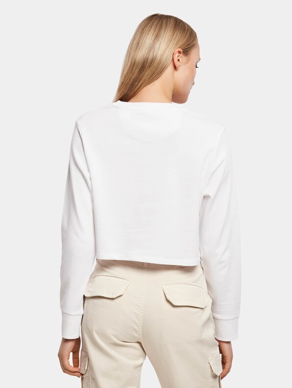 Ladies Terry Cropped Crew-1