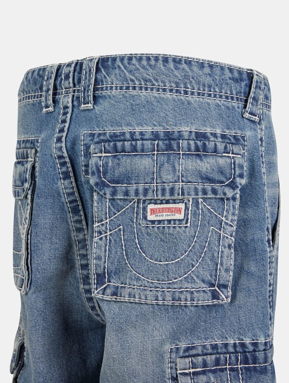 True Religion BIG T VINNY CARGO DENIM SHORT-8