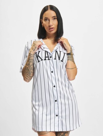 KW221-085-1 College Pinstripe Baseball Dress